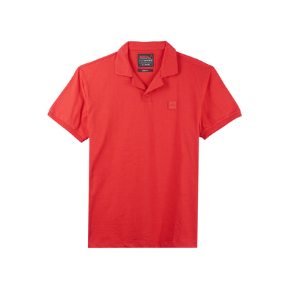 RRJ Basic Collared for Men Semi Body Fitting Polo shirt for Men 147956 (Red)