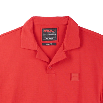 RRJ Basic Collared for Men Semi Body Fitting Polo shirt for Men 147956 (Red)