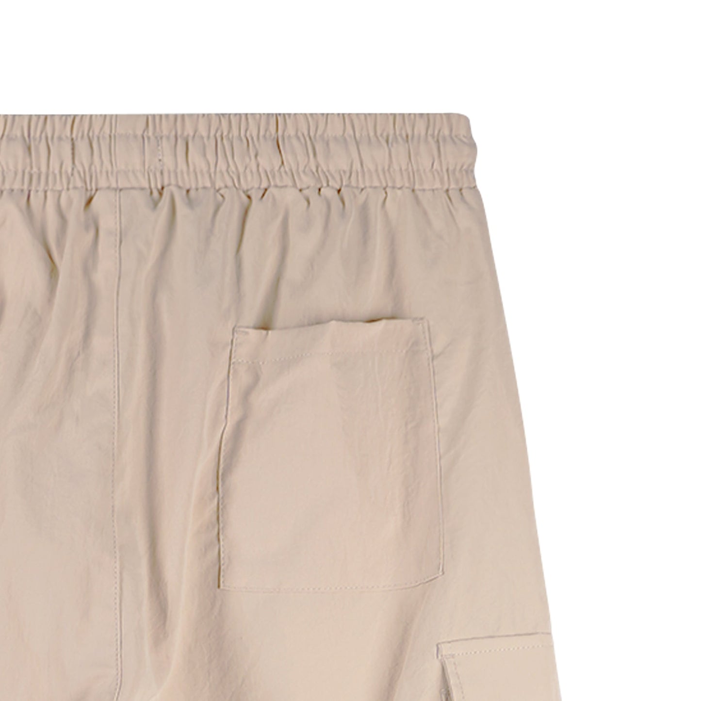 Bobson Japanese Ladies Basic Non-Denim Drawstring Pants 154470-U (Beige)