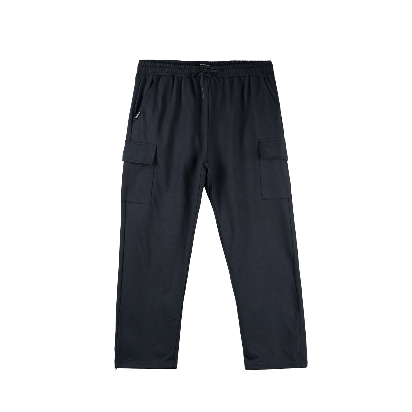 Bobson Japanese Ladies Basic Non-Denim Drawstring Pants 154461-U (Dark Gray)