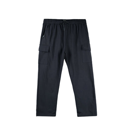 Bobson Japanese Ladies Basic Non-Denim Drawstring Pants 154461-U (Dark Gray)