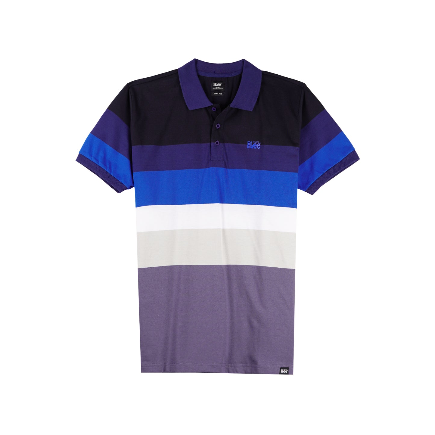 Stylistic Mr. Lee Men's Basic Collared Shirt Semi body Fit 108413 (Navy)