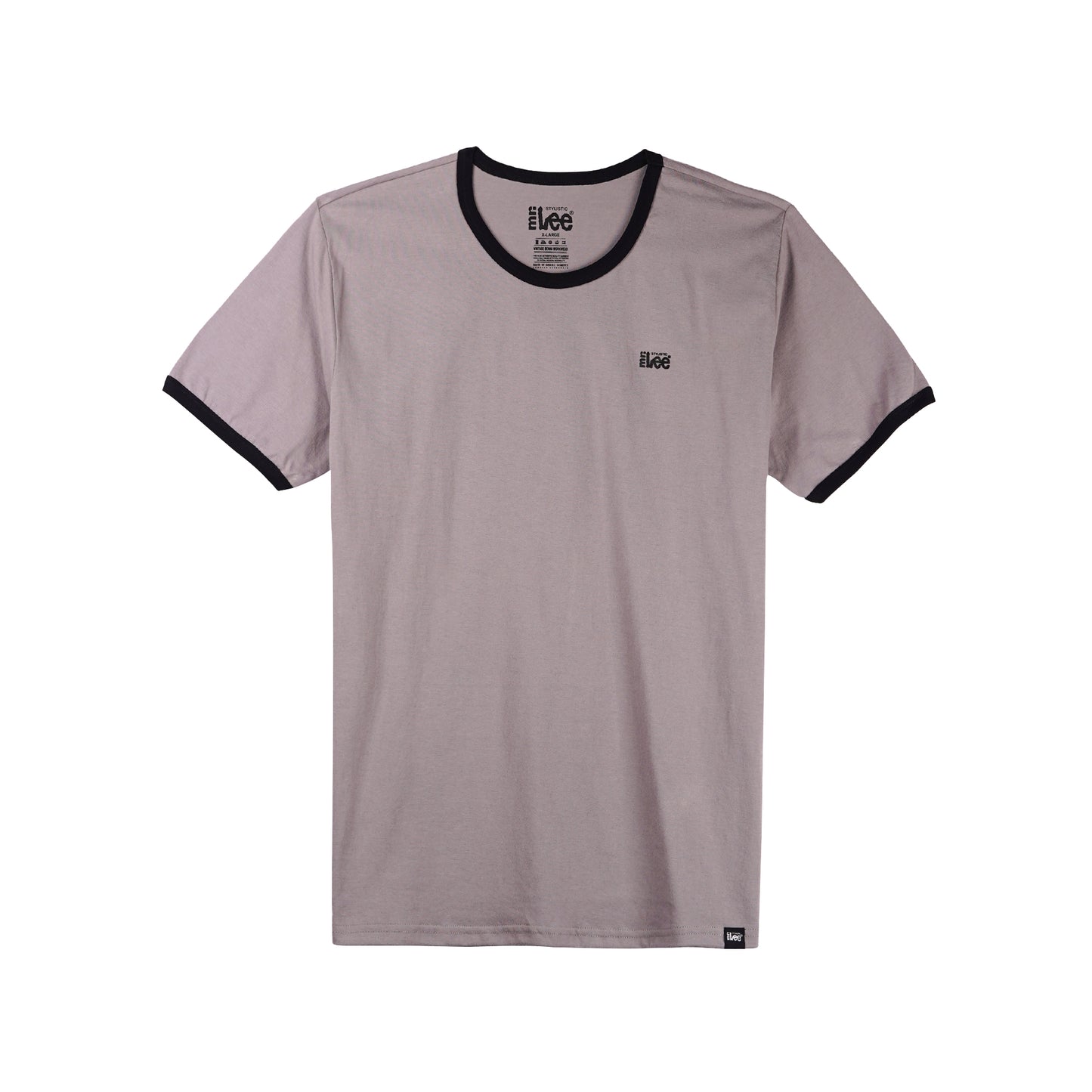 Stylistic Mr. Lee Men's Basic Tees Semi body Fit 150460-U (Charcoal)