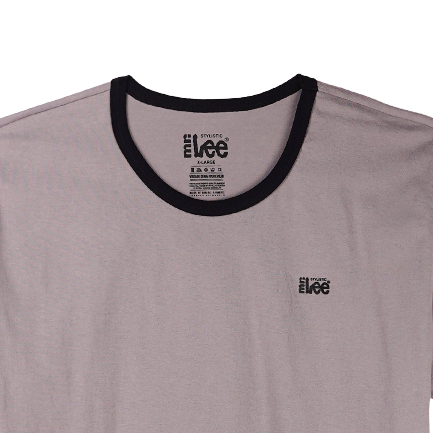 Stylistic Mr. Lee Men's Basic Tees Semi body Fit 150460-U (Charcoal)