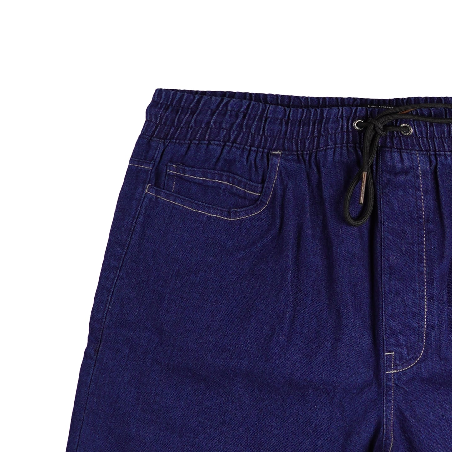 Stylistic Mr. Lee Men's Basic Denim Jogger Short Mid Waist 150933-U (Dark Shade)
