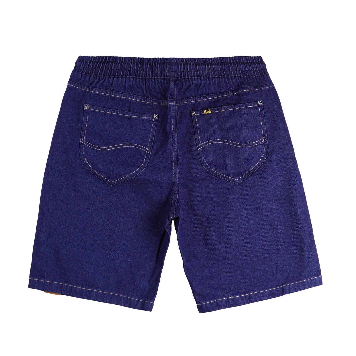 Stylistic Mr. Lee Men's Basic Denim Jogger Short Mid Waist 150933-U (Dark Shade)
