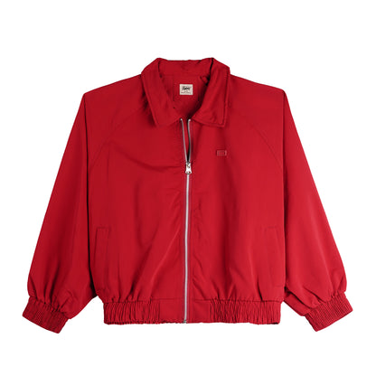 Stylistic Mr. Lee Ladies Basic Jacket with Collar Loose Fit 112268 (Maroon)