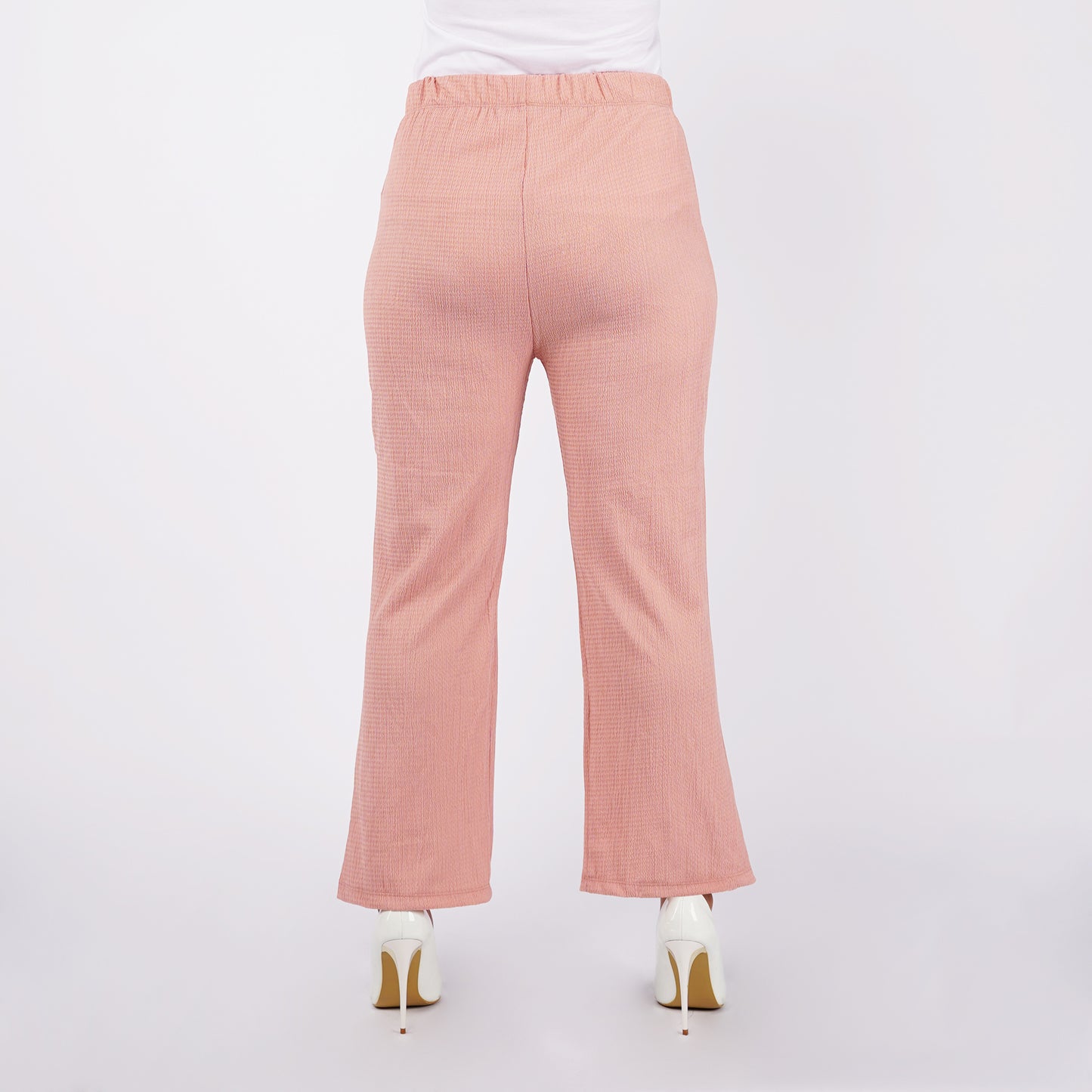 Stylistic Mr. Lee Ladies Basic Non-Denim Flared Pants 145273-U (Pink)