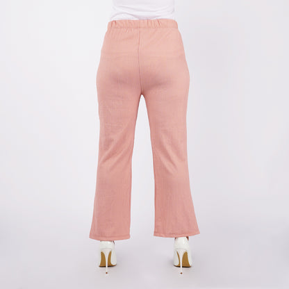 Stylistic Mr. Lee Ladies Basic Non-Denim Flared Pants 145273-U (Pink)