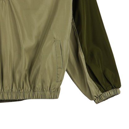 Petrol Ladies Basic Jacket Crop Fitting Nylon Fabric 130759 (Fatigue)