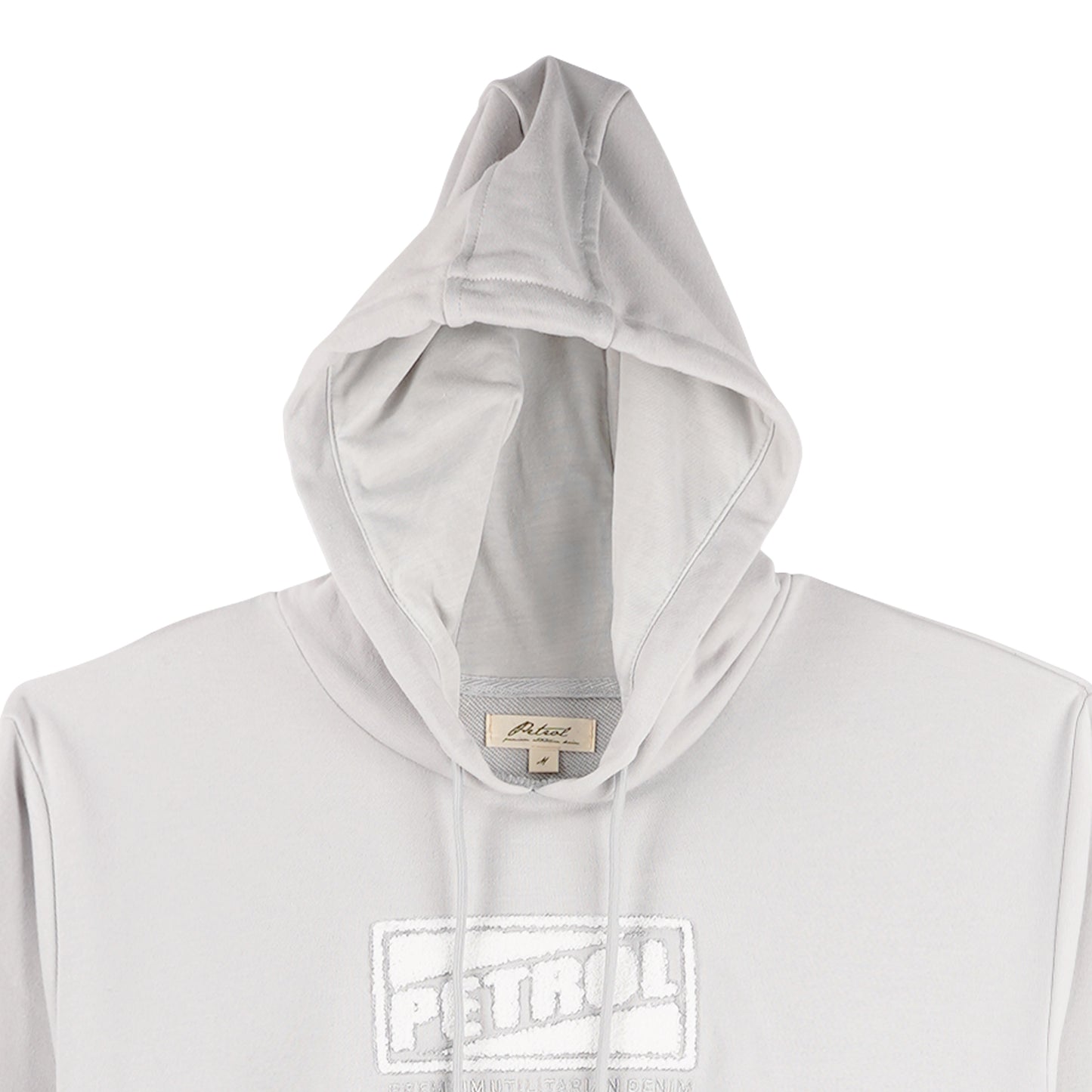 Petrol Ladies Basic Hoodie Crop Jacket 121184 (Light Gray)