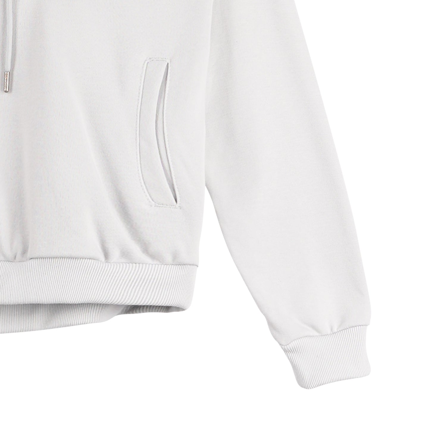 Petrol Ladies Basic Hoodie Crop Jacket 121184 (Light Gray)