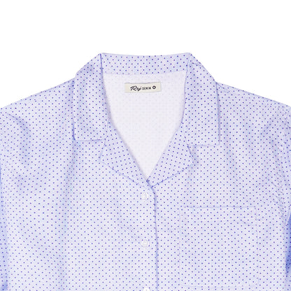 RRJ Basic Woven Ladies Boxy Fitting 145061 (Blue)