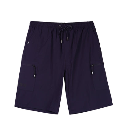 Stylistic Mr. Lee Men's Basic Non-Denim Cargo Short Mid Waist 145221 (Navy)