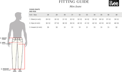 Stylistic Mr. Lee Men's Basic Non-Denim Trouser Pants Mid Waist 155054 (Charcoal Gray)