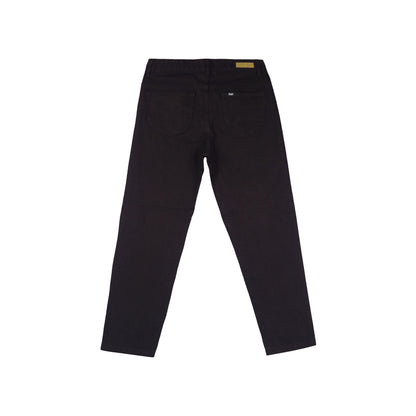 Stylistic Mr. Lee Ladies Basic Denim Mom Pants Trendy Fashion High Quality Apparel Comfortable Casual Jeans for Women 146049-U (Black)