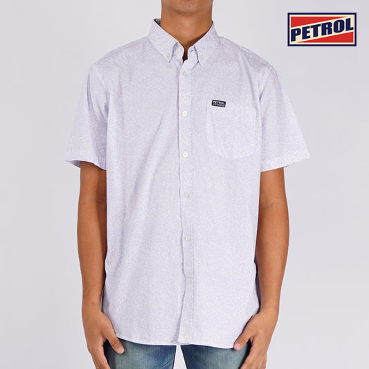 Petrol Basic Woven for Men Slim Fitting Shirt Trendy fashion Casual Top shirt for Men 154522 (Powder)