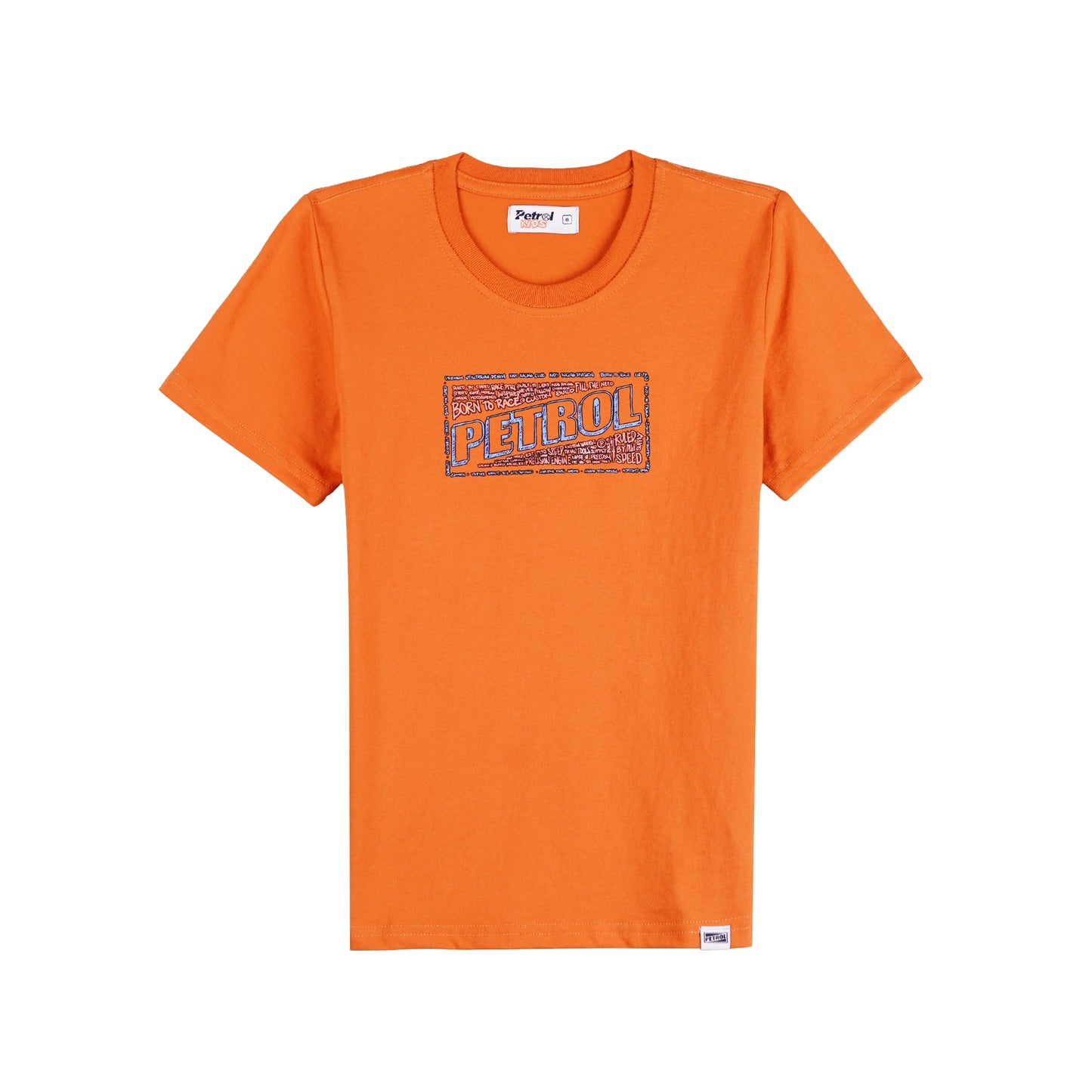 Petrol Basic Graphic Tees for Kids Regular Fitting 156865-U (Mango)