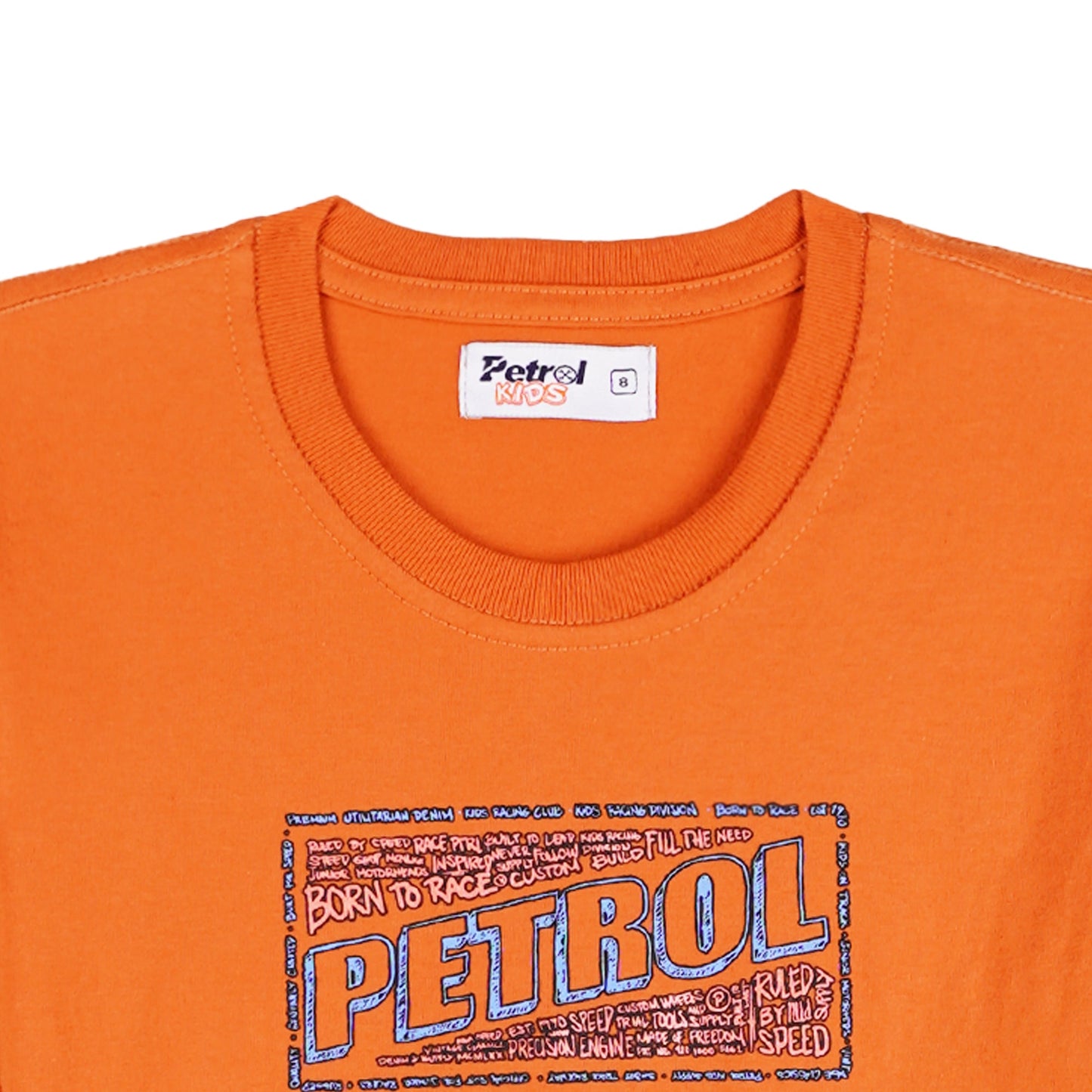 Petrol Basic Graphic Tees for Kids Regular Fitting 156865-U (Mango)