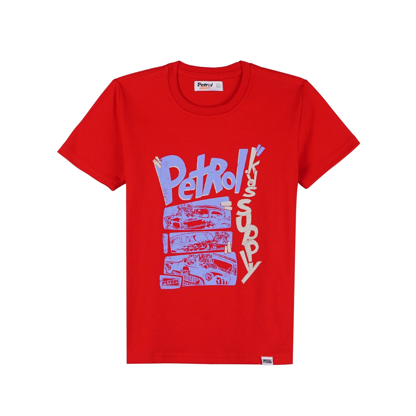 Petrol Basic Tees for Toddler Regular Fitting T-Shirt 156846-U (Red)