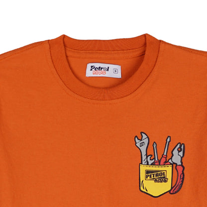 Petrol Basic Tees for Kids Regular Fitting Kids T-Shirt 156925-U (Mango)