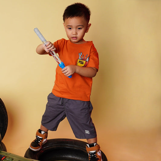 Petrol Basic Tees for Kids Regular Fitting Kids T-Shirt 156925-U (Mango)