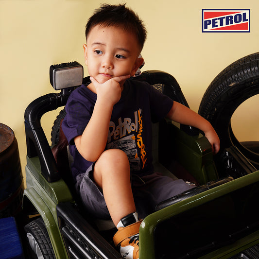 Petrol Basic Tees for Kids Regular Fitting Toddler T-Shirt 156835-U (Navy Blue)