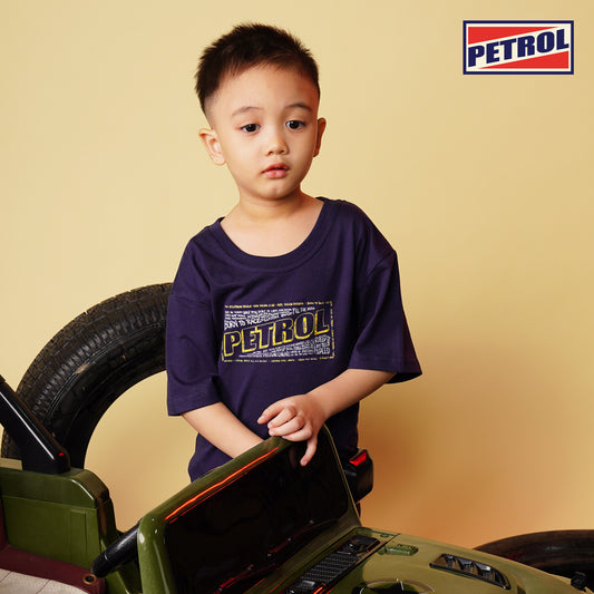 Petrol Basic Tees for Kids Regular Fitting Toddler Kids T-Shirt Trendy fashion Casual Top 156876-U (Navy)