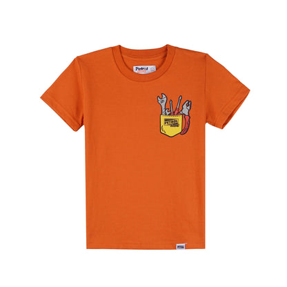 Petrol Basic Tees for Kids Regular Fitting Toddler Kids T-Shirt 156936-U (Mango)