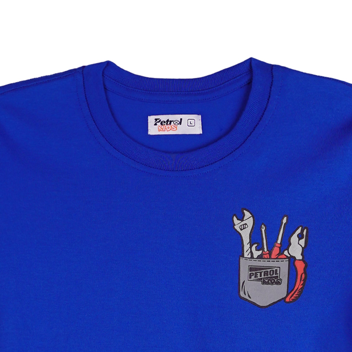 Petrol Basic Tees for Kids Regular Fitting Toddler Kids T-Shirt Trendy fashion Casual Top 156936-U (True Blue)