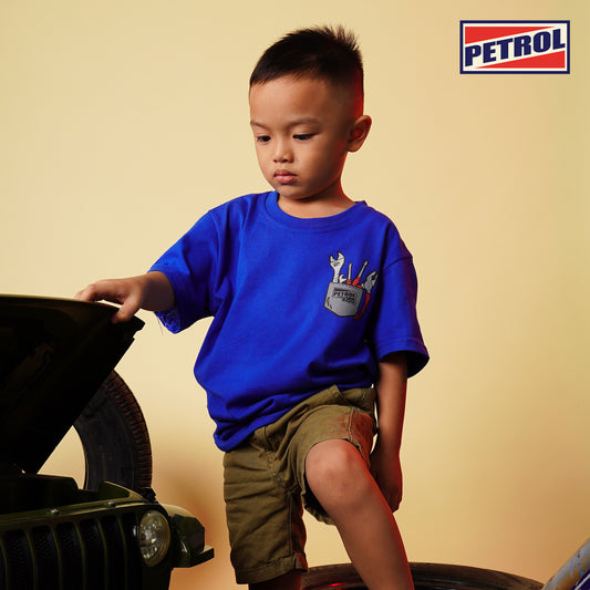 Petrol Basic Tees for Kids Regular Fitting Toddler Kids T-Shirt Trendy fashion Casual Top 156936-U (True Blue)