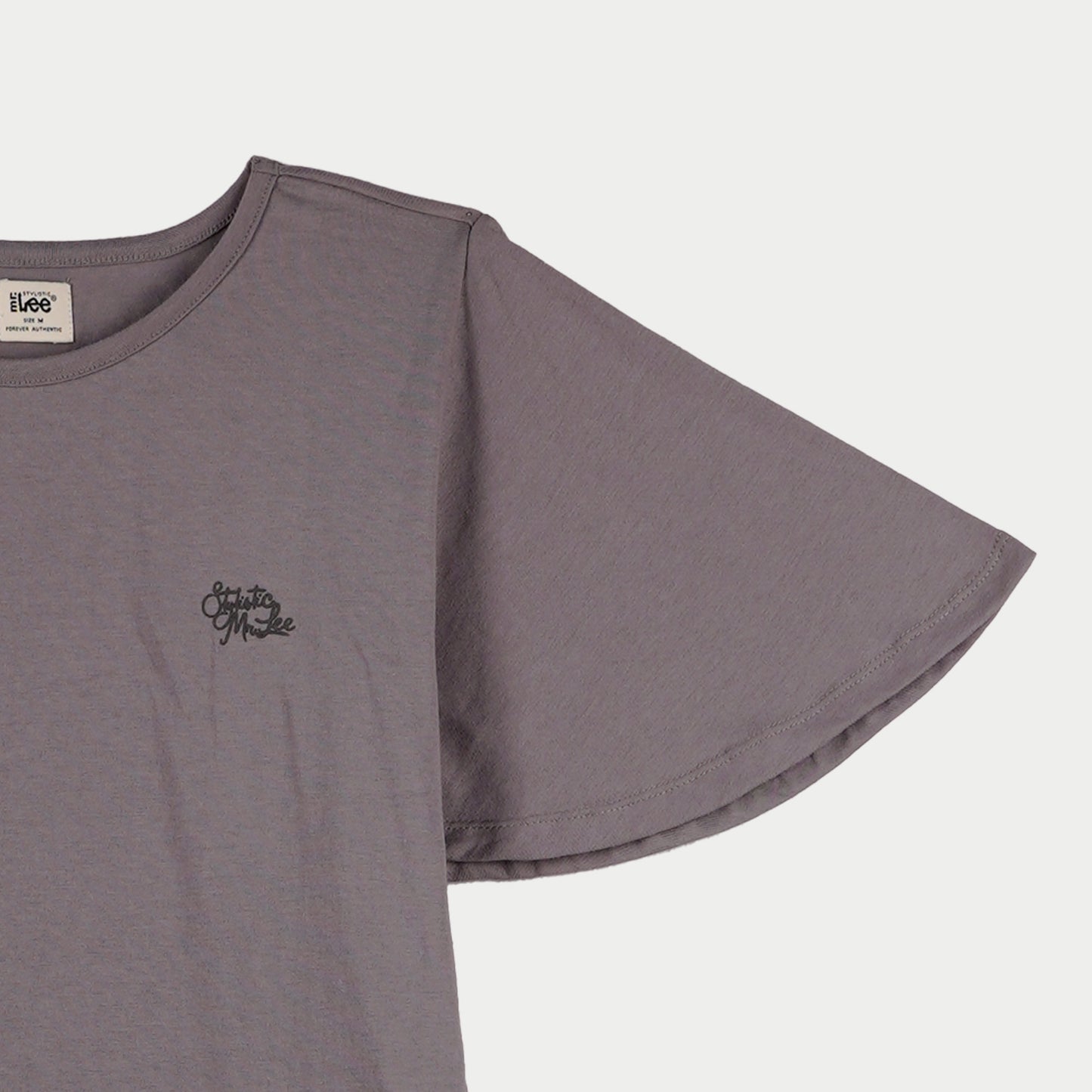 Stylistic Mr. Lee Ladies Basic Tees Boxy Fit 151504 (Gray)