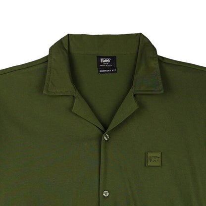 Stylistic Mr. Lee Men's Basic Polo Jersey Button Down Shirt Comfort Fit 149627 (Fatigue)