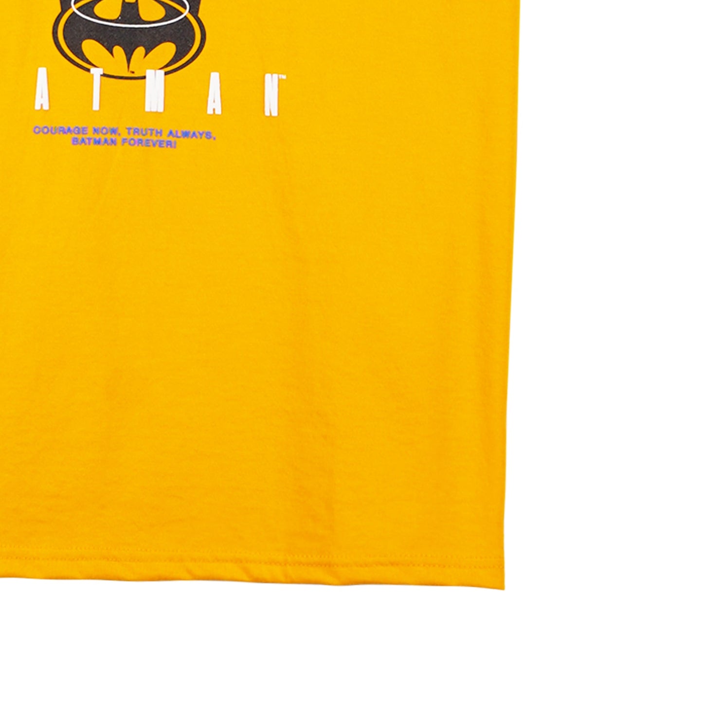 Petrol x Batman Men's Basic Graphic Tees Slim Fitting CVC Jersey Fabric 159884-U (Canary)