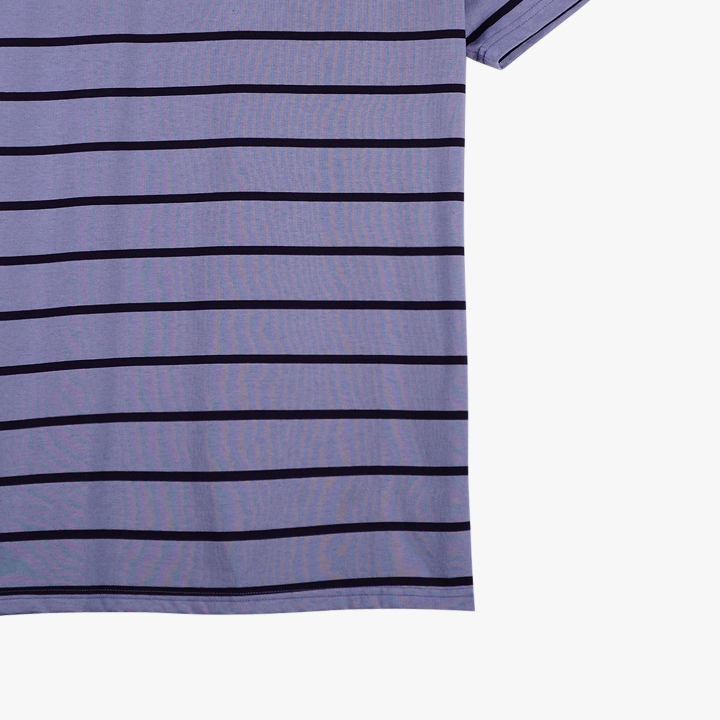 Petrol Men's Basic Tees Slim Fitting Stripe Jersey Fabric 150339 (Blue)