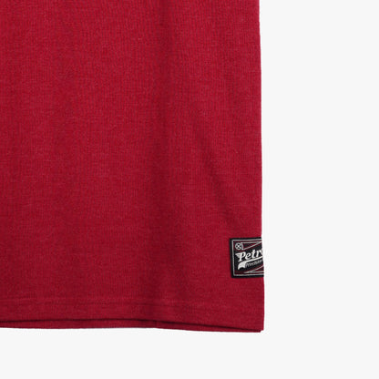 Petrol Men's Basic Collared Slim Fitting Lacoste Fabric 119082 (Crimson)