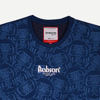 Bobson Japanese Men's Basic Tees Comfort Fit 125984 (Poseidon)