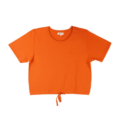 Petrol Ladies Basic Tees Boxy Fitting CVC Jersey Fabric 157213 (Pot Orange)