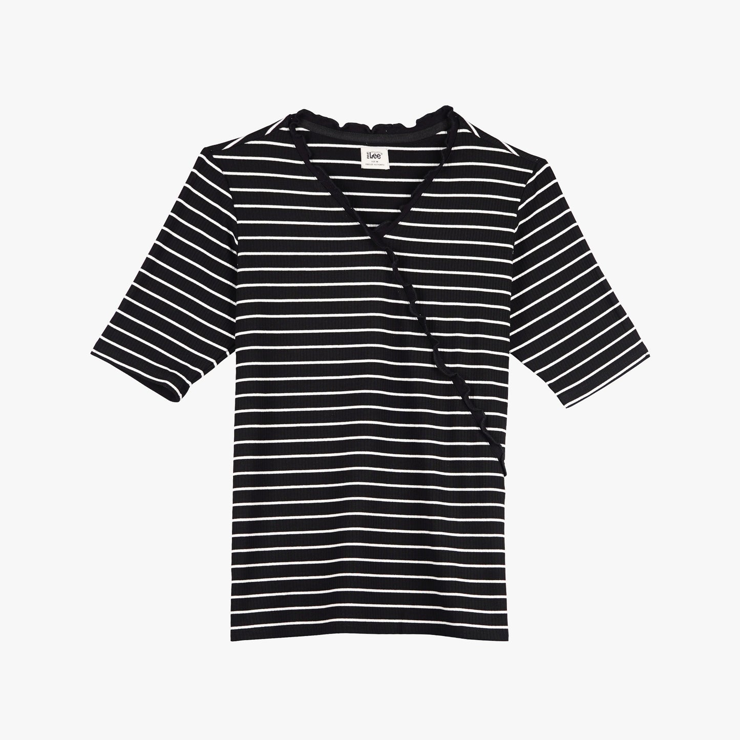 Stylistic Mr. Lee Ladies Basic Tees Regular Fit 109077-U (Black)