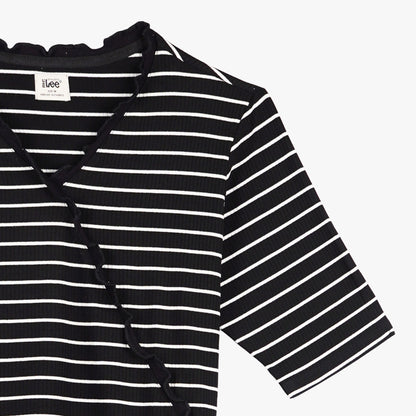 Stylistic Mr. Lee Ladies Basic Tees Regular Fit 109077-U (Black)