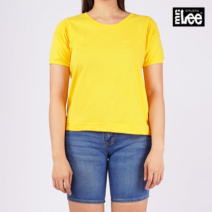 Stylistic Mr. Lee Ladies Basic Tees Relaxed Fit 151526 (Yellow)