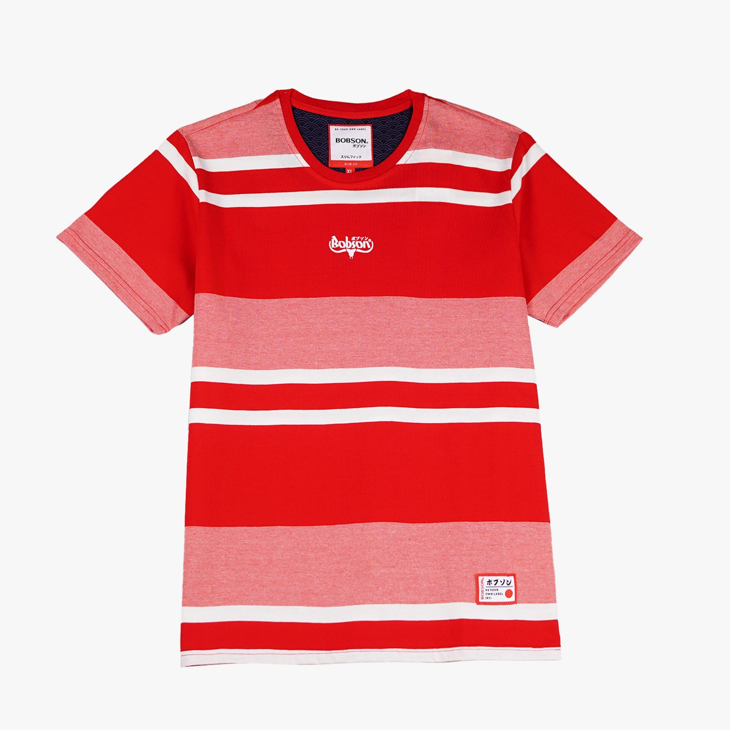 Bobson Japanese Men's Basic Tees Slim Fit 159804 (Barbados Cherry)