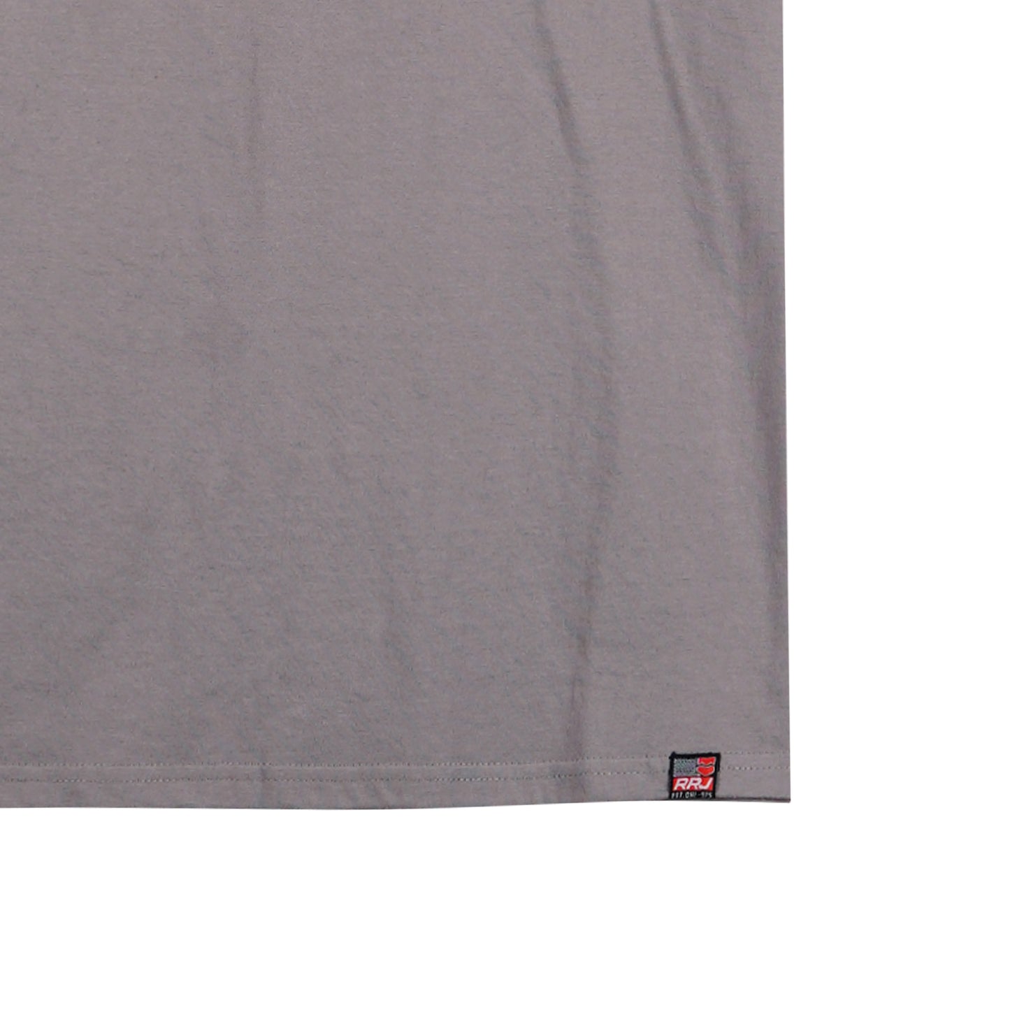 RRJ Men's Basic Tees Semibody Fitting CVC Jersey Fabric 117792 (Charcoal Gray)