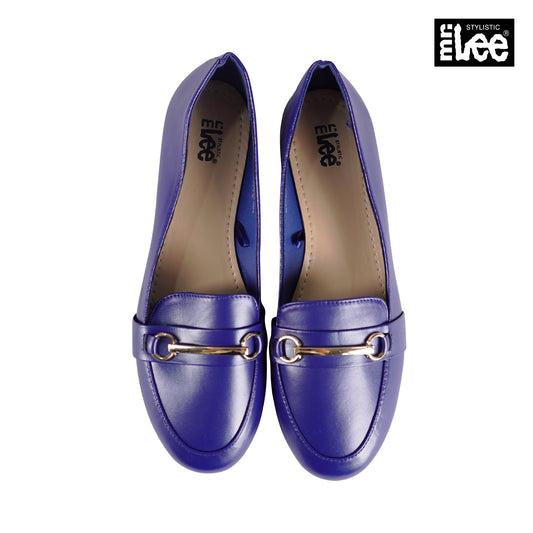 Stylistic Mr. Lee Ladies Basic Accessories Footwear Dull Shoes 140589 (Navy)