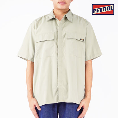 Petrol Men's Basic Woven Shirt Regular Fitting Woven Fabric 156203 (Rock Ridge)
