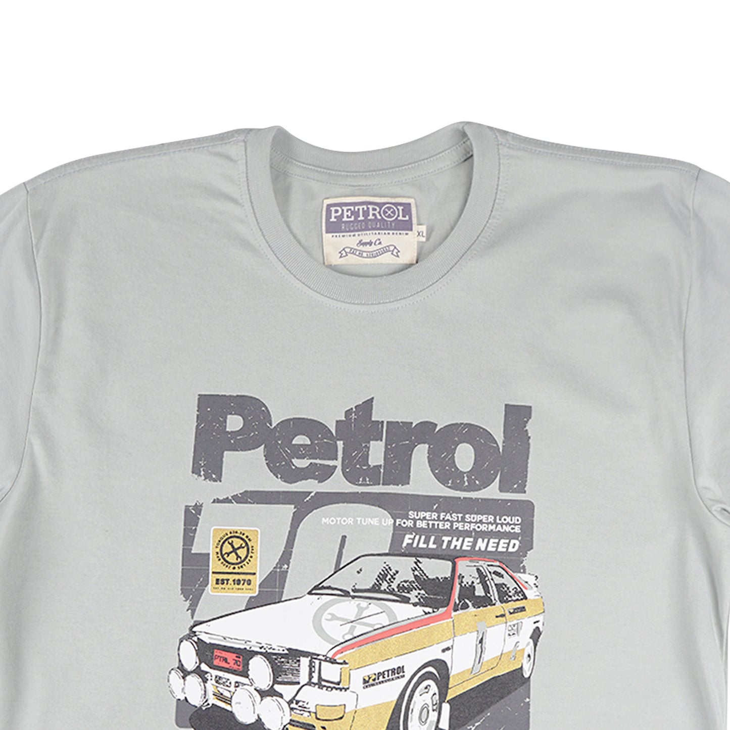 Petrol Men's Basic Tees Slim Fitting Cotton Jersey Fabric 164962-U (Sage)