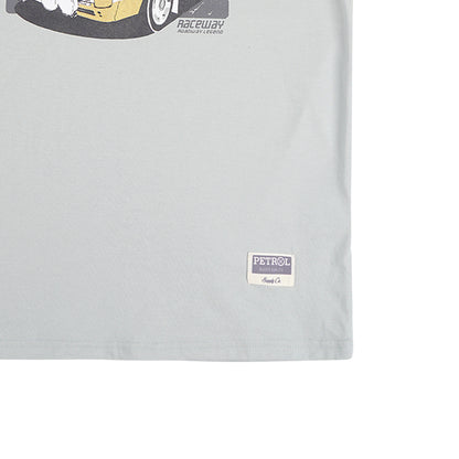Petrol Men's Basic Tees Slim Fitting Cotton Jersey Fabric 164962-U (Sage)