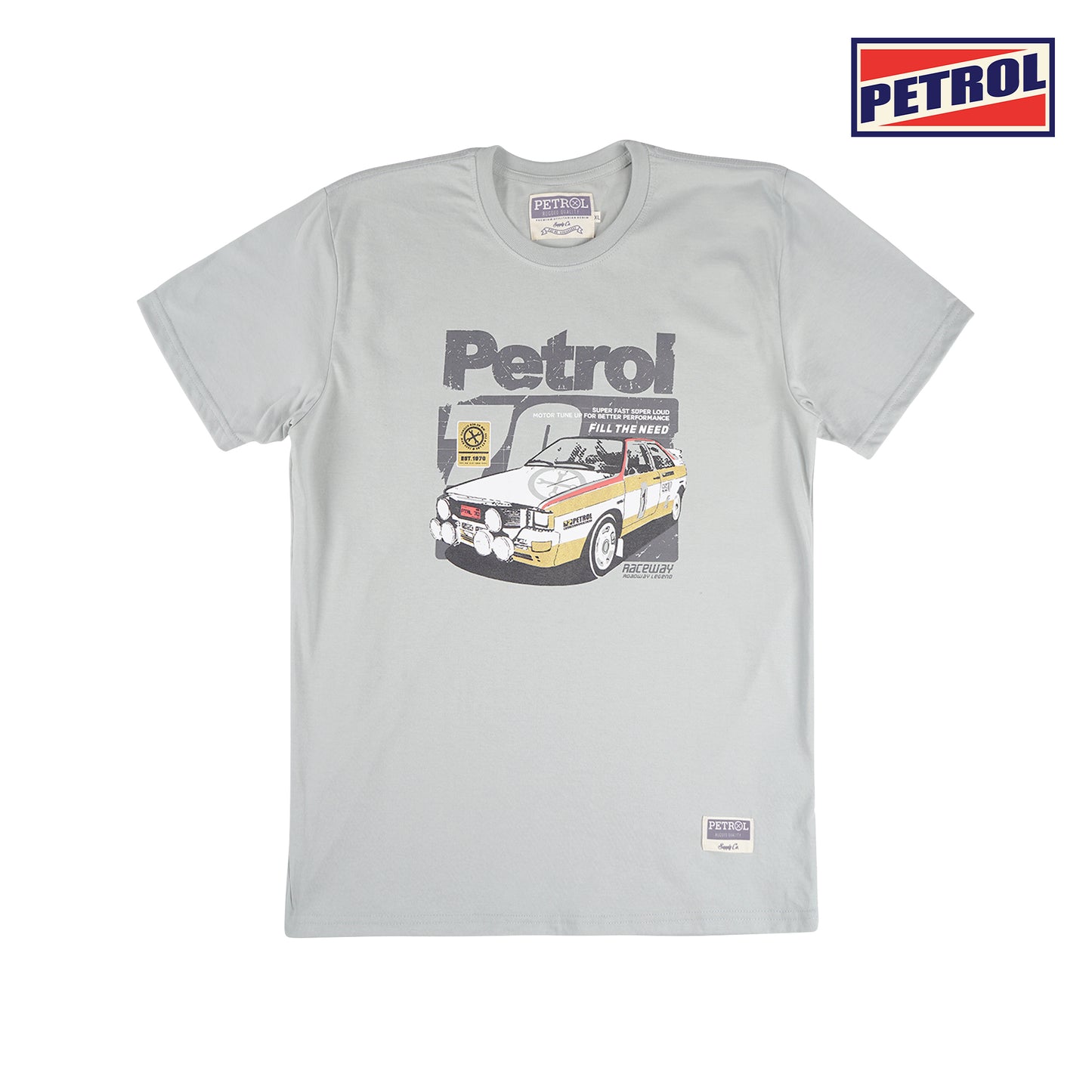 Petrol Men's Basic Tees Slim Fitting Cotton Jersey Fabric 164962-U (Sage)