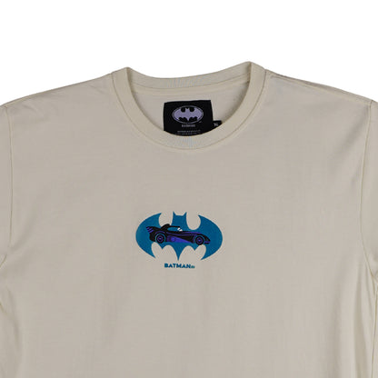 Petrol x Batman Men's Basic Tees Slim Fitting CVC Jersey Fabric 162732-U (Beige)