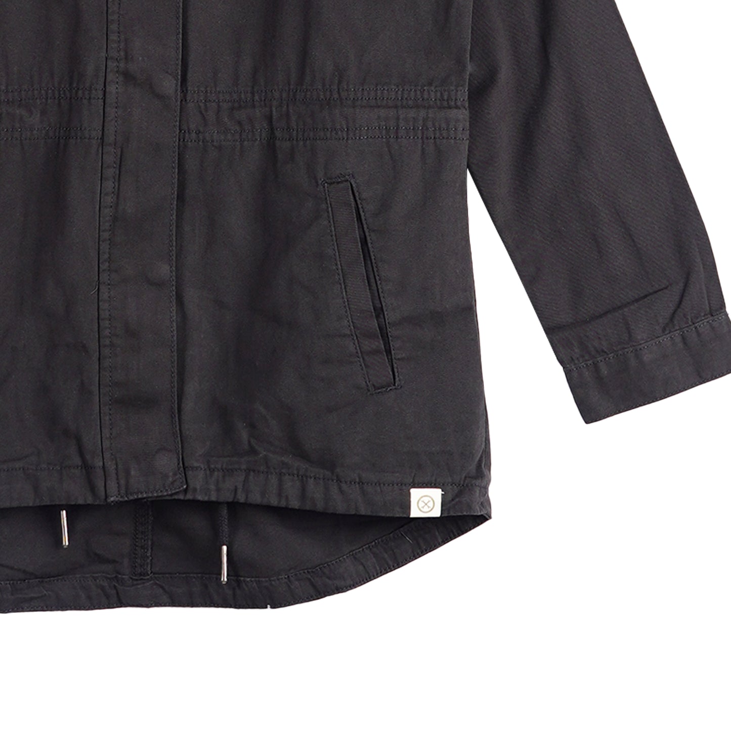 Petrol Ladies Basic Jacket Regular Fitting Twill Fabric 161251 (Black)